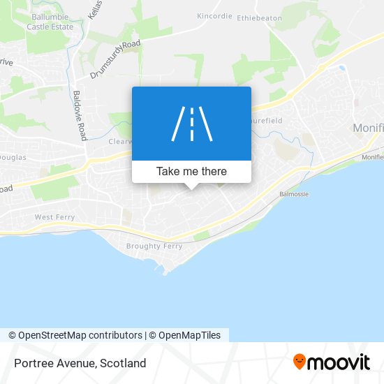 Portree Avenue map