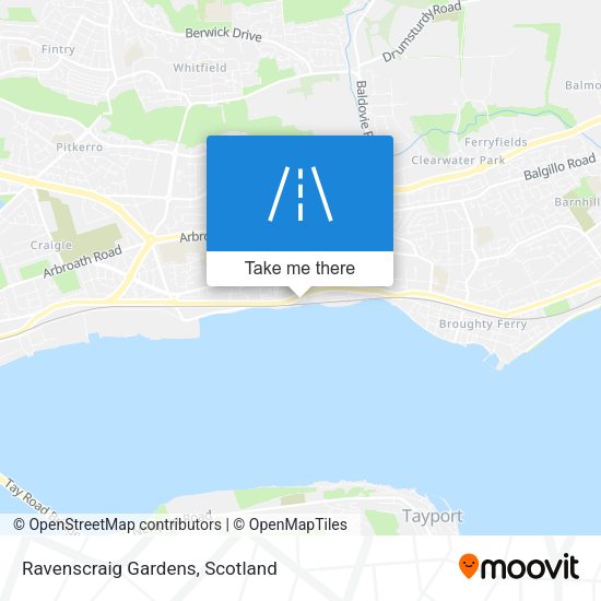 Ravenscraig Gardens map