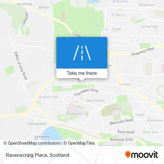Ravenscraig Place map