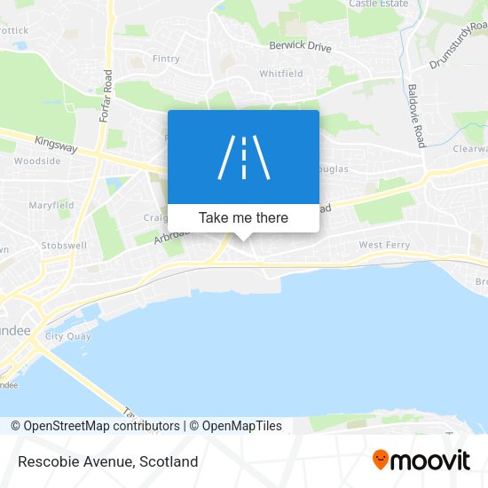 Rescobie Avenue map
