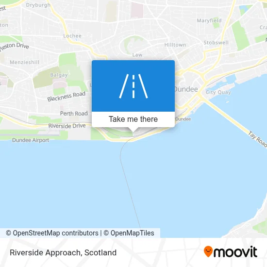 Riverside Approach map