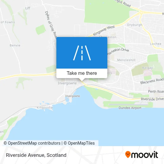 Riverside Avenue map