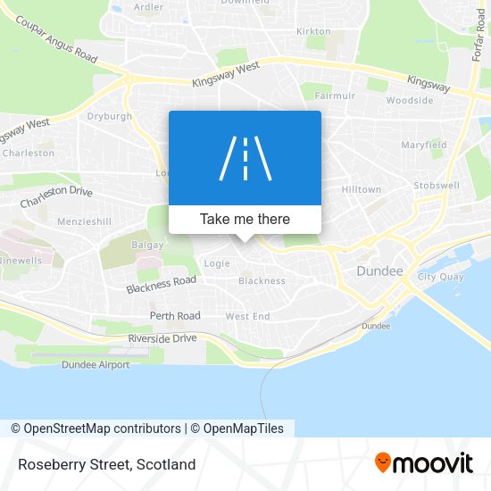 Roseberry Street map