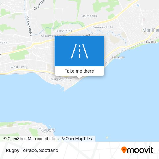 Rugby Terrace map