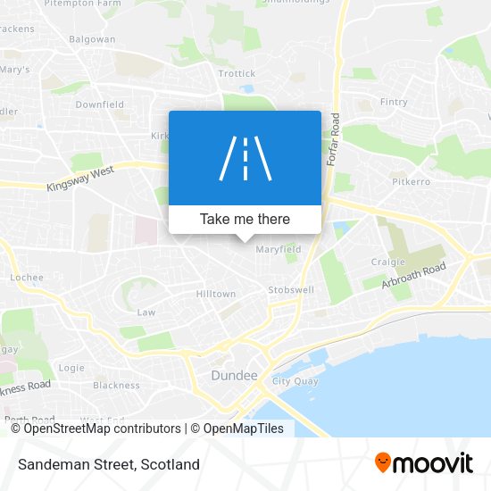 Sandeman Street map