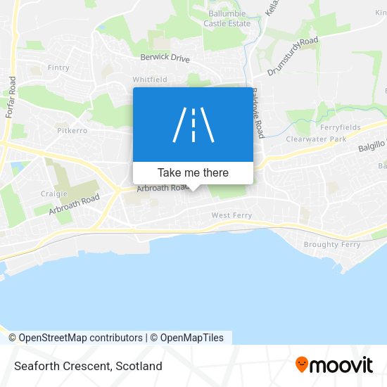 Seaforth Crescent map