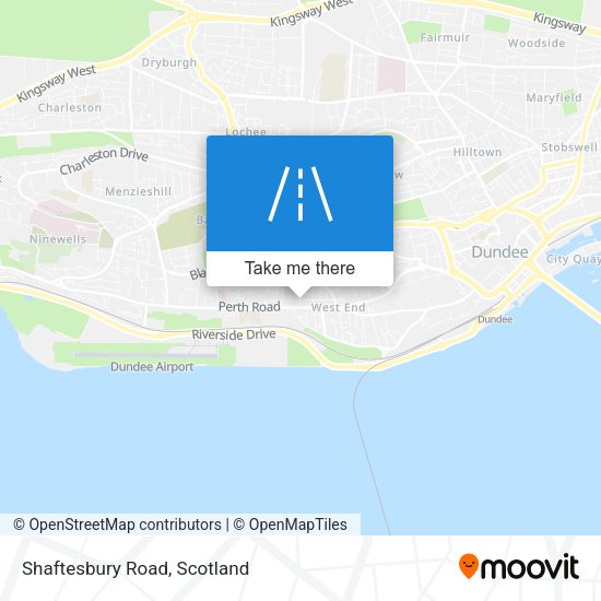 Shaftesbury Road map