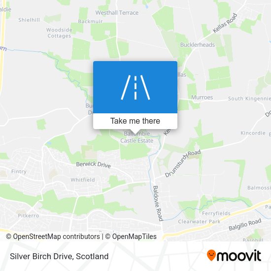 Silver Birch Drive map