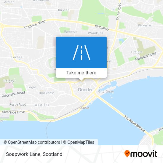 Soapwork Lane map