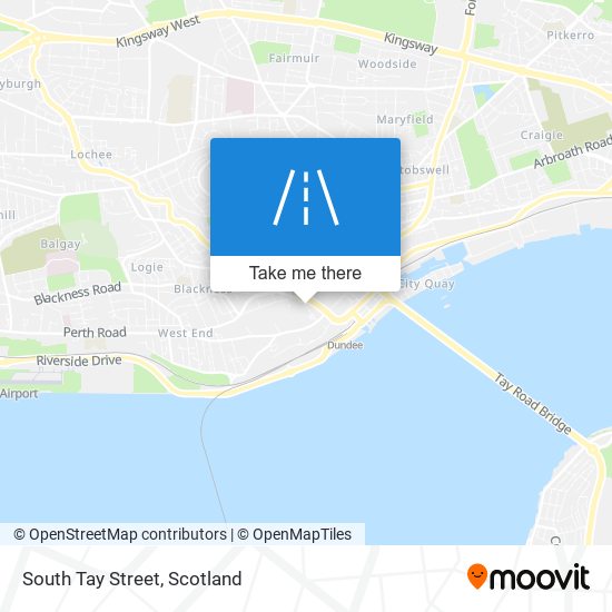 South Tay Street map