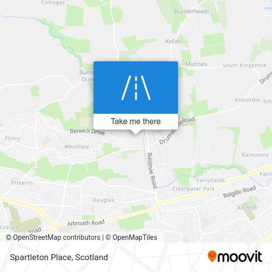 Spartleton Place map