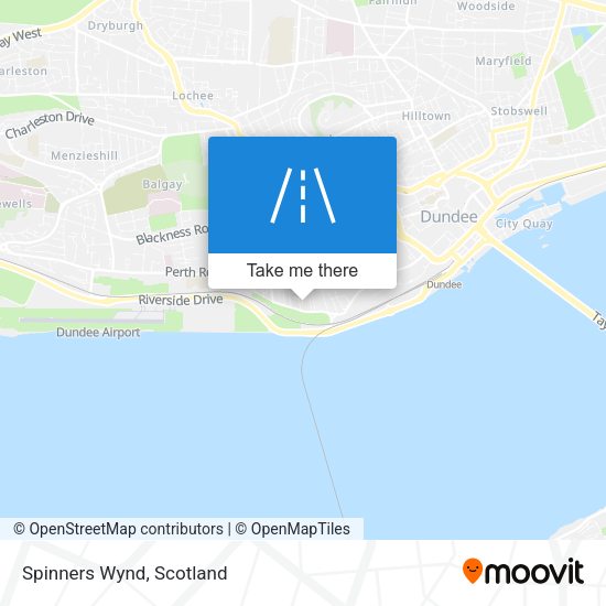 Spinners Wynd map