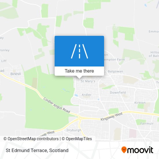 St Edmund Terrace map