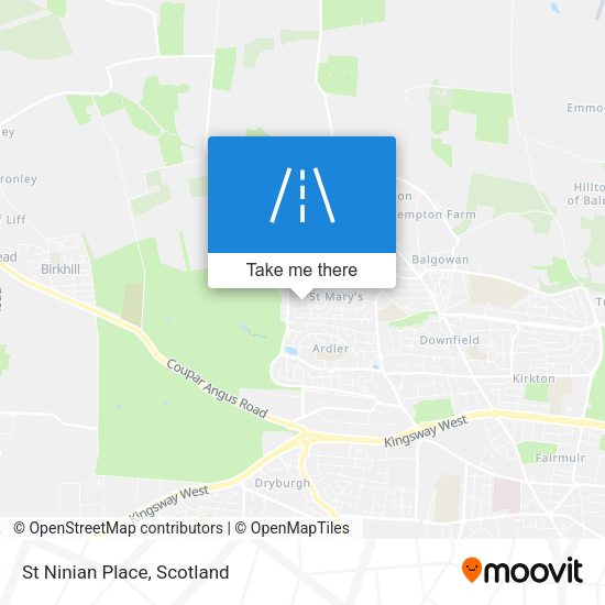 St Ninian Place map
