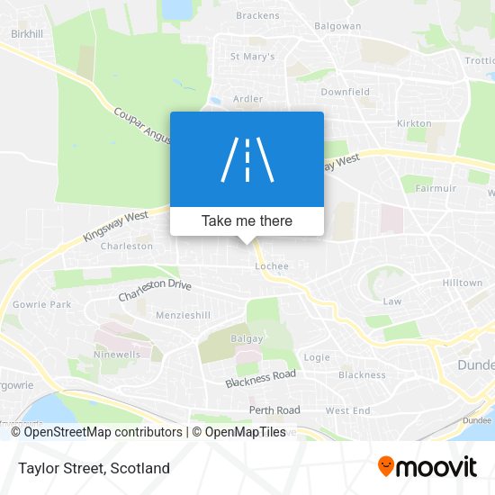 Taylor Street map