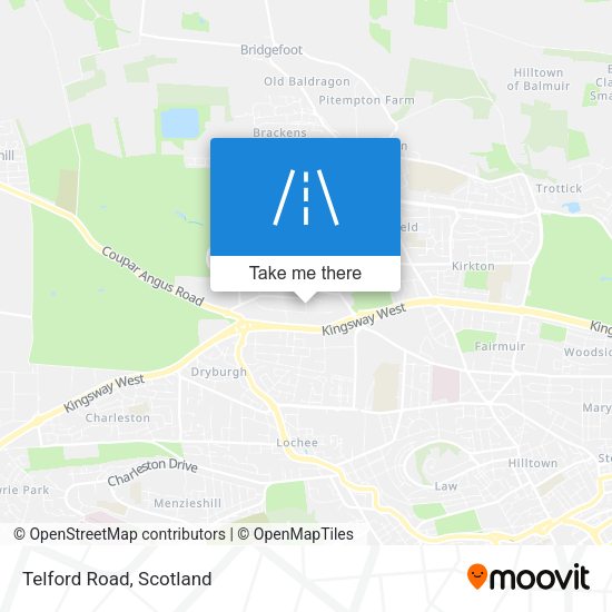 Telford Road map