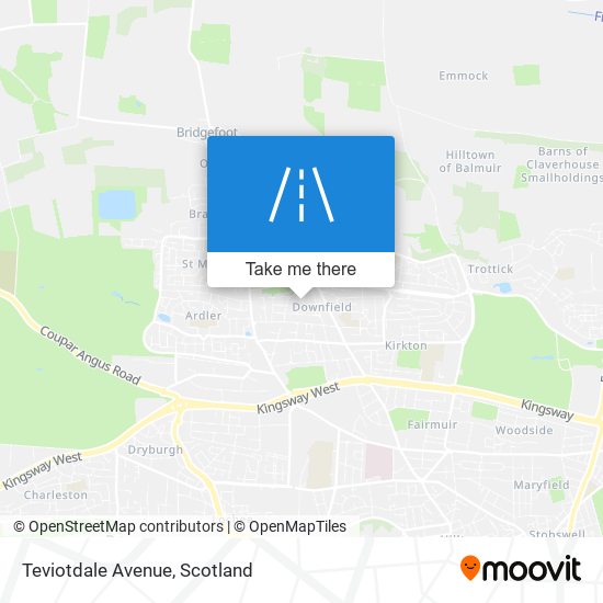 Teviotdale Avenue map