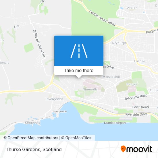 Thurso Gardens map