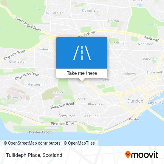 Tullideph Place map