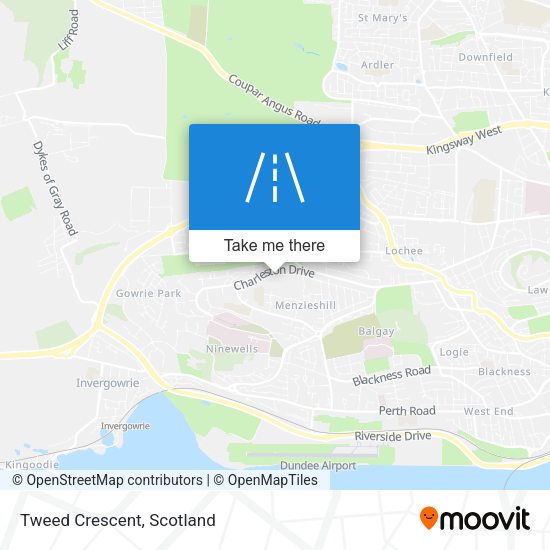 Tweed Crescent map