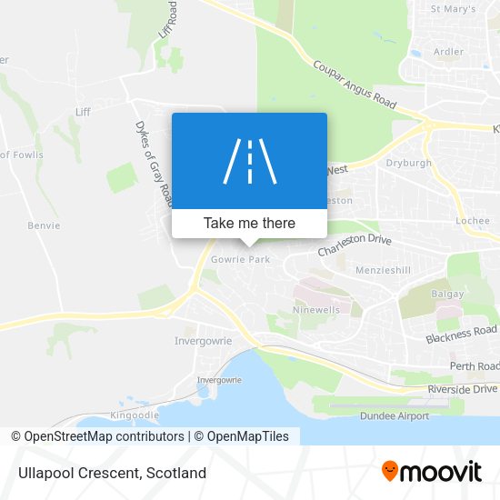 Ullapool Crescent map