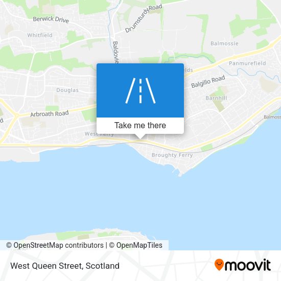 West Queen Street map