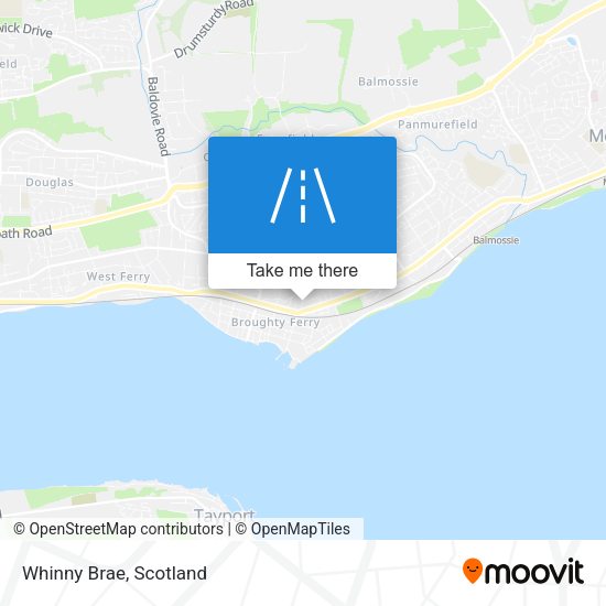 Whinny Brae map