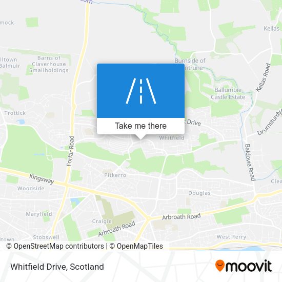 Whitfield Drive map