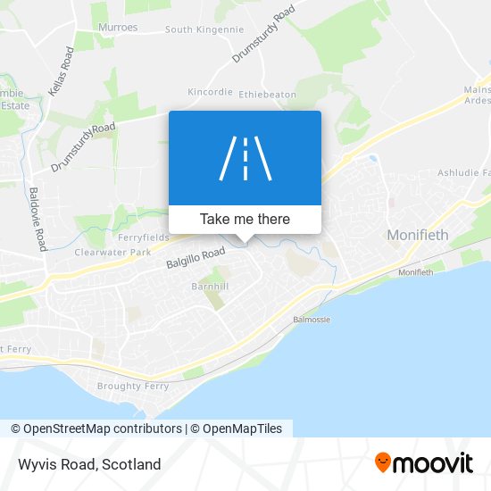 Wyvis Road map