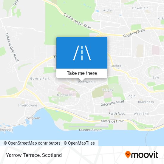 Yarrow Terrace map