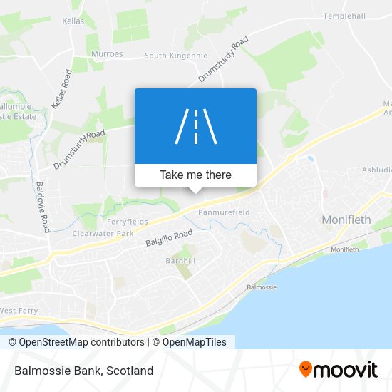 Balmossie Bank map