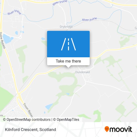 Kilnford Crescent map