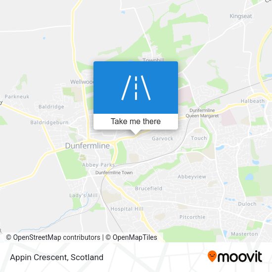 Appin Crescent map