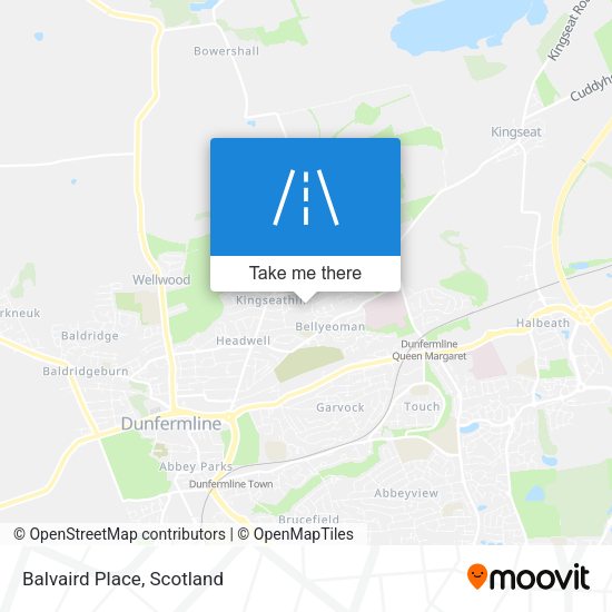 Balvaird Place map