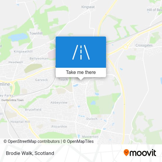 Brodie Walk map