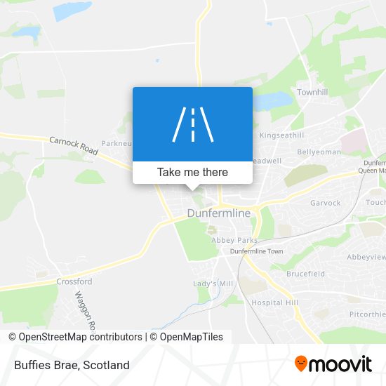 Buffies Brae map