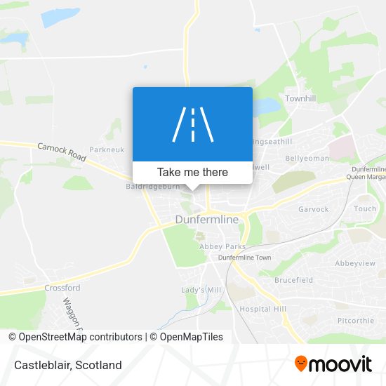 Castleblair map