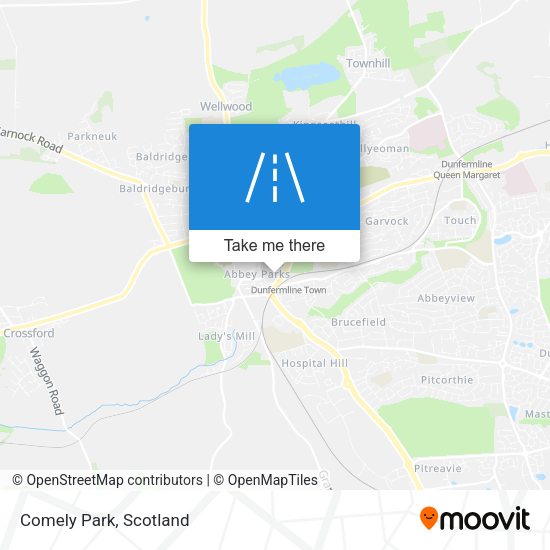Comely Park map