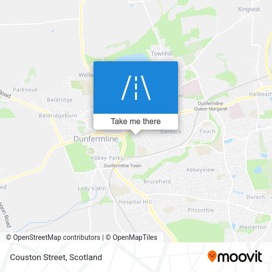 Couston Street map