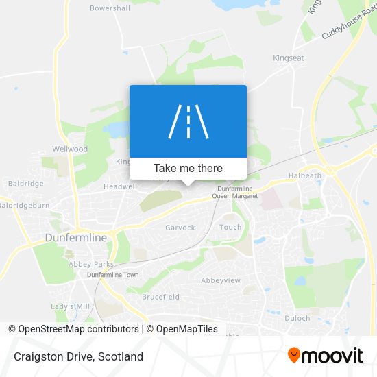 Craigston Drive map