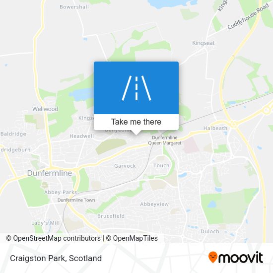 Craigston Park map