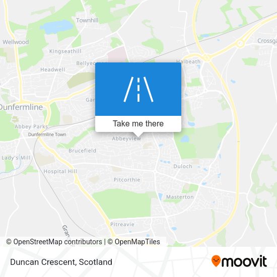 Duncan Crescent map
