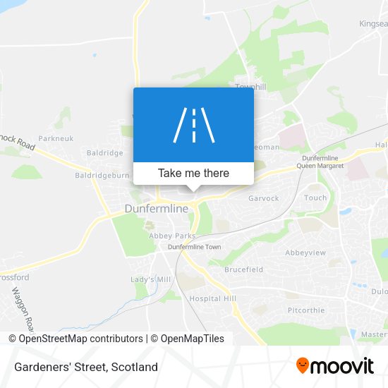 Gardeners' Street map