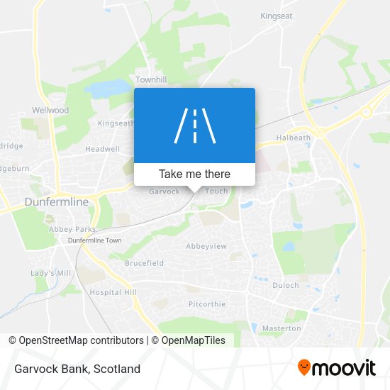 Garvock Bank map
