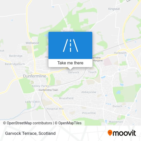 Garvock Terrace map