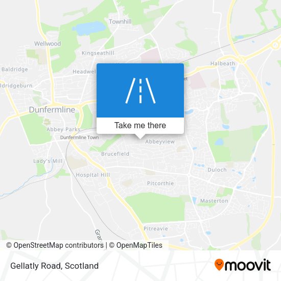 Gellatly Road map