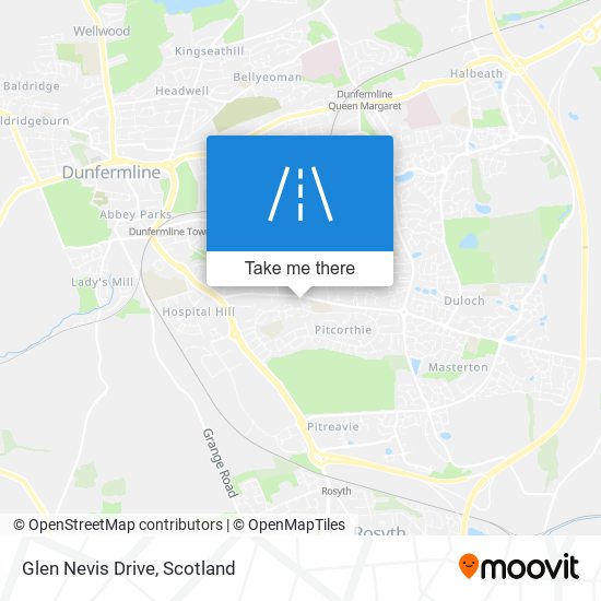 Glen Nevis Drive map