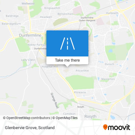 Glenbervie Grove map
