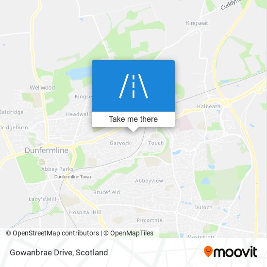 Gowanbrae Drive map