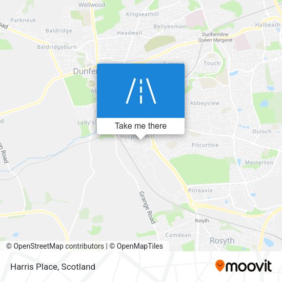 Harris Place map